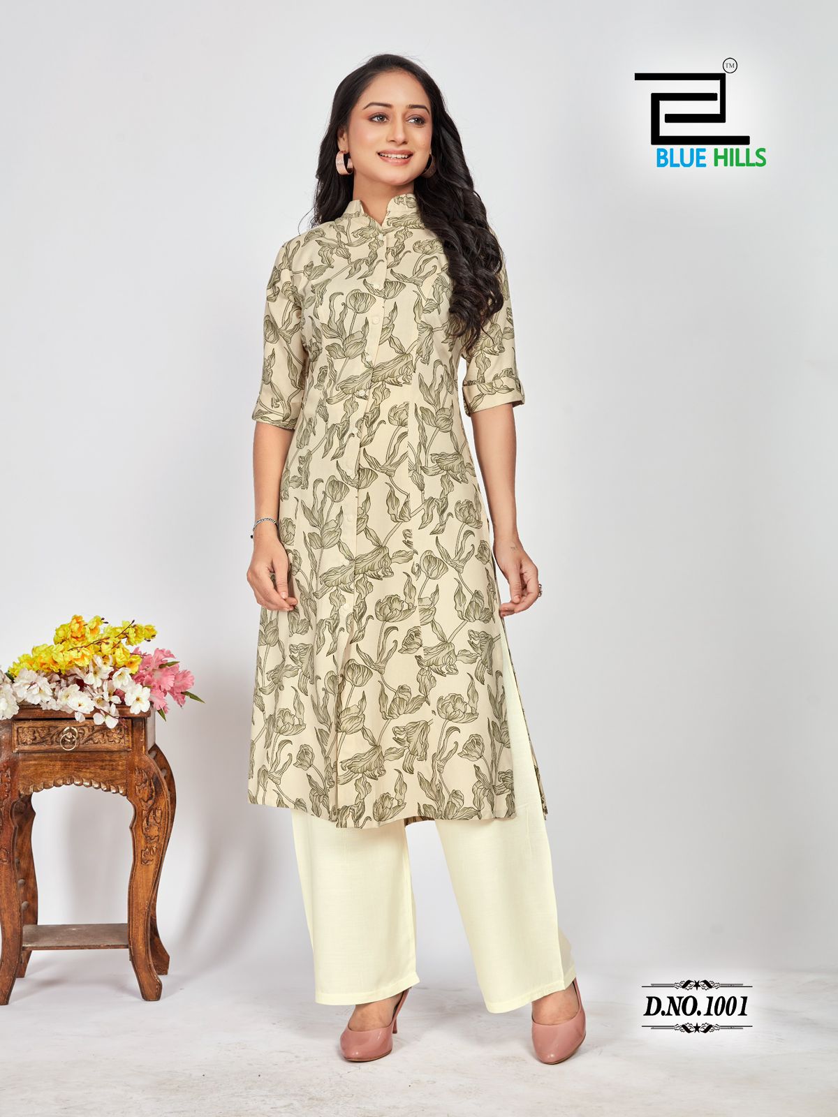 Blue Hills Maher Rayon Kurti Catalog collection 10