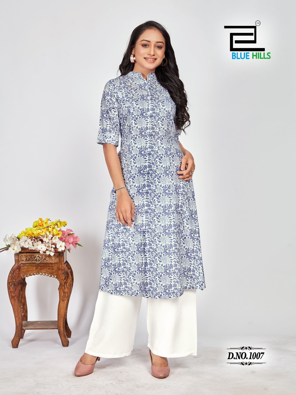 Blue Hills Maher Rayon Kurti Catalog collection 6