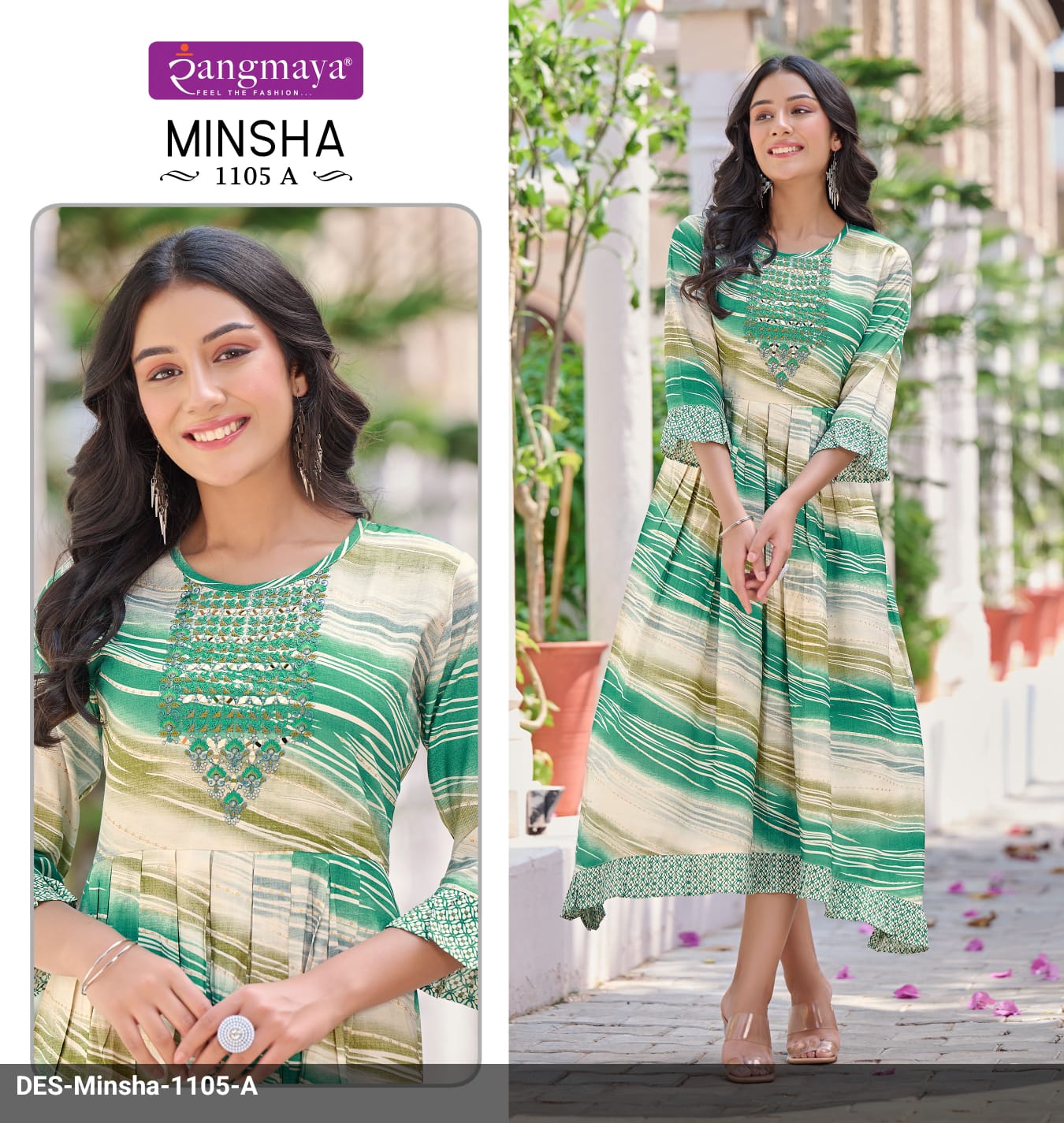 Rangmaya Minsha One Piece Dress Size Set collection 2