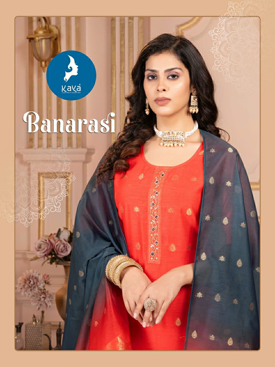 Kaya Kurti Banarasi Readymade Dress Catalog collection 5