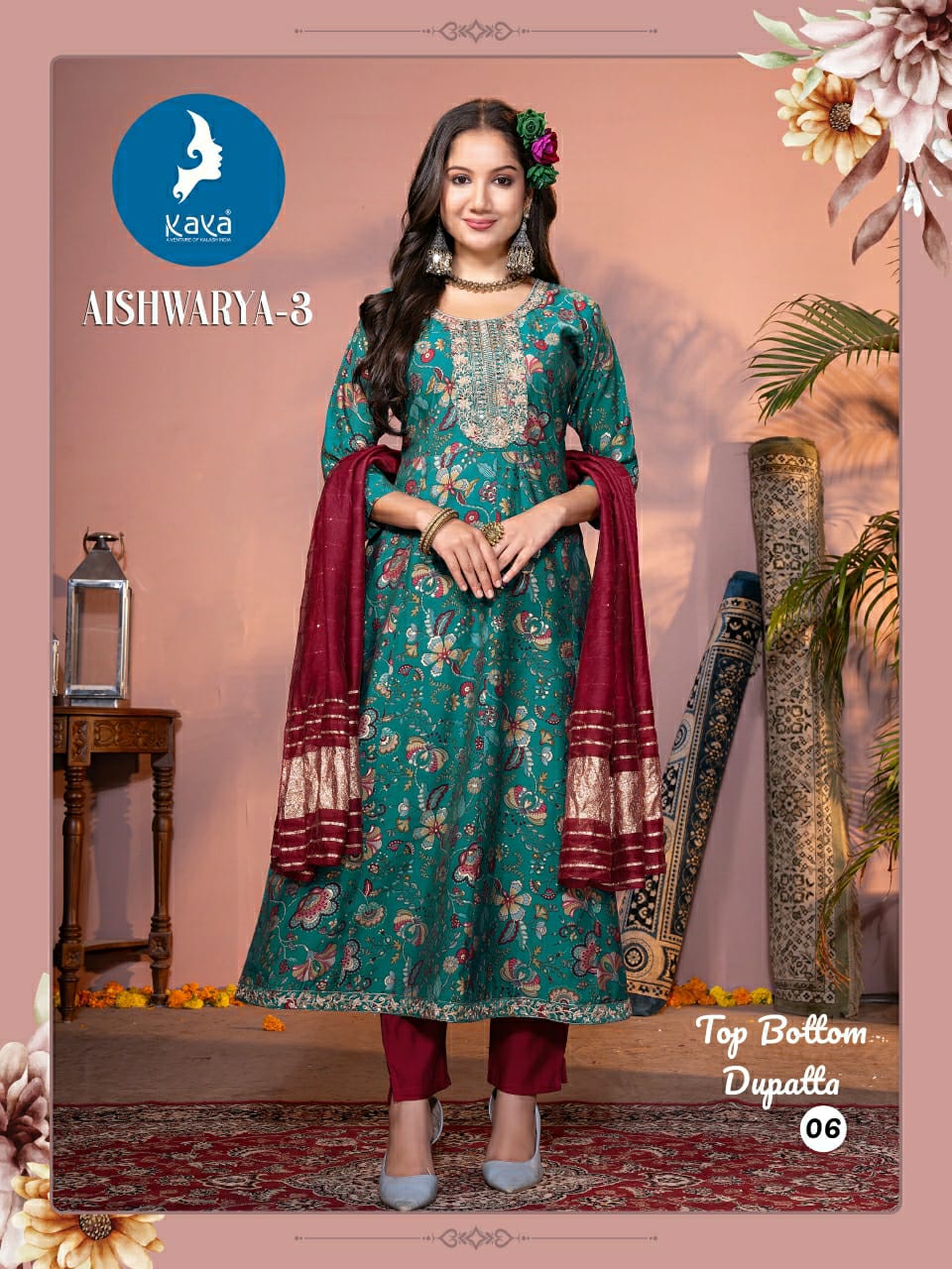 Kaya Kurti Aishwarya Vol 3 Anarkali Suits Catalog collection 4