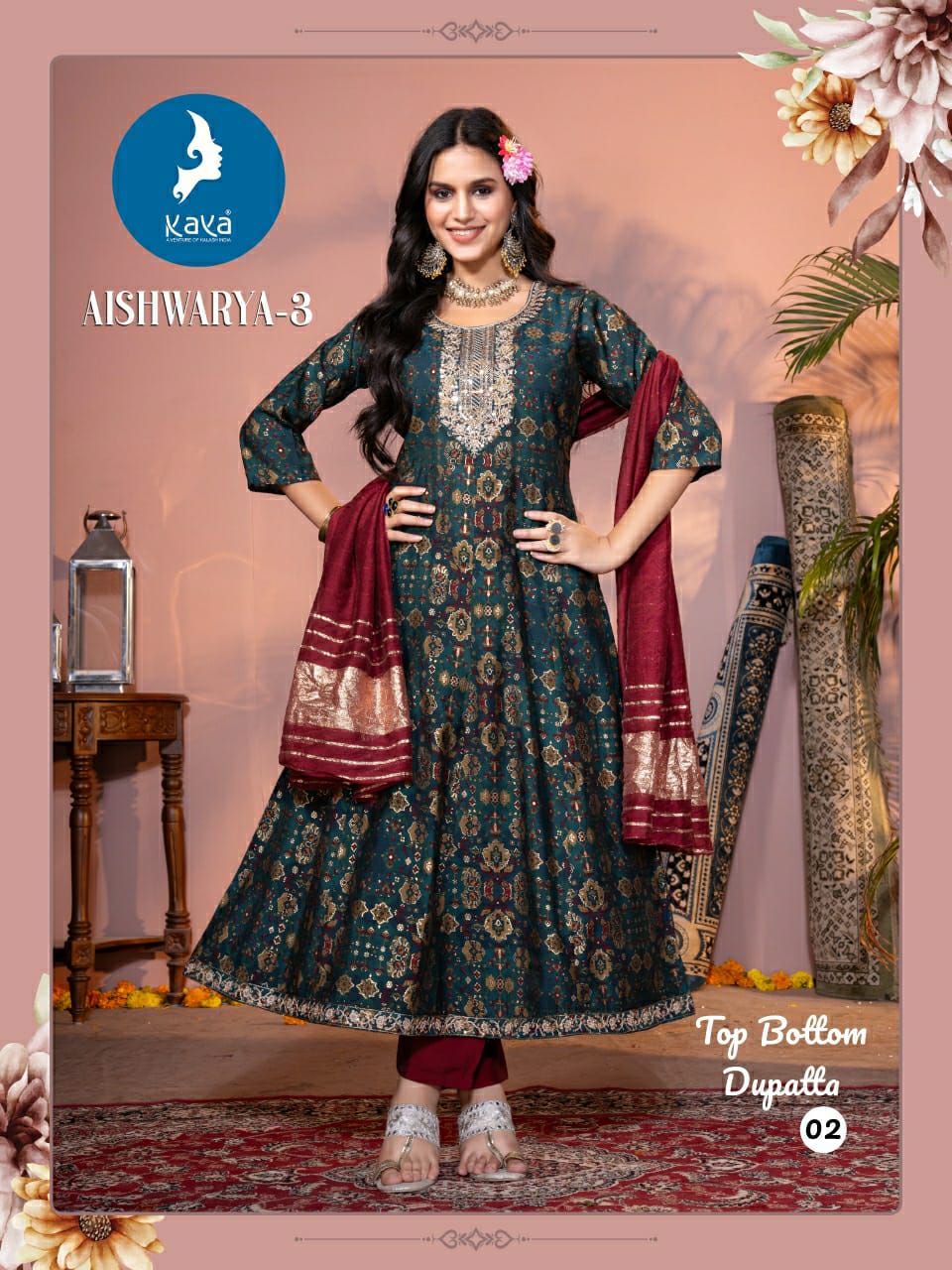 Kaya Kurti Aishwarya Vol 3 Anarkali Suits Catalog collection 8