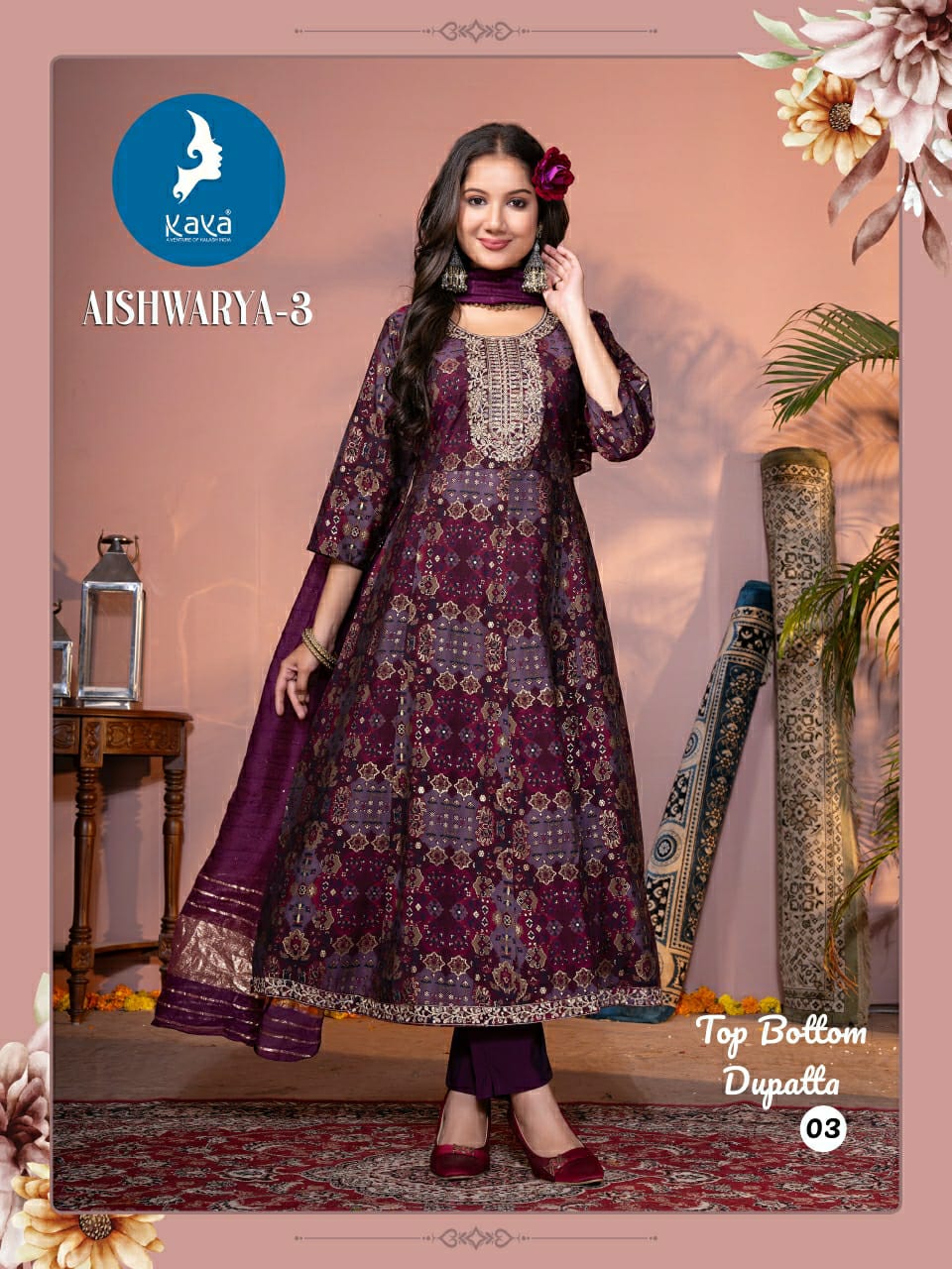 Kaya Kurti Aishwarya Vol 3 Anarkali Suits Catalog collection 7