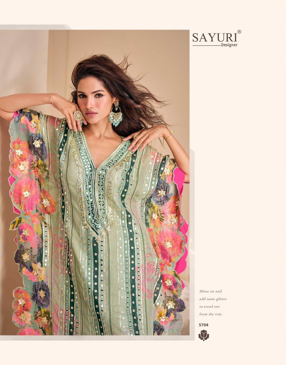 Sayuri Designer Jhoomar Designer Salwar Suits Catalog collection 9