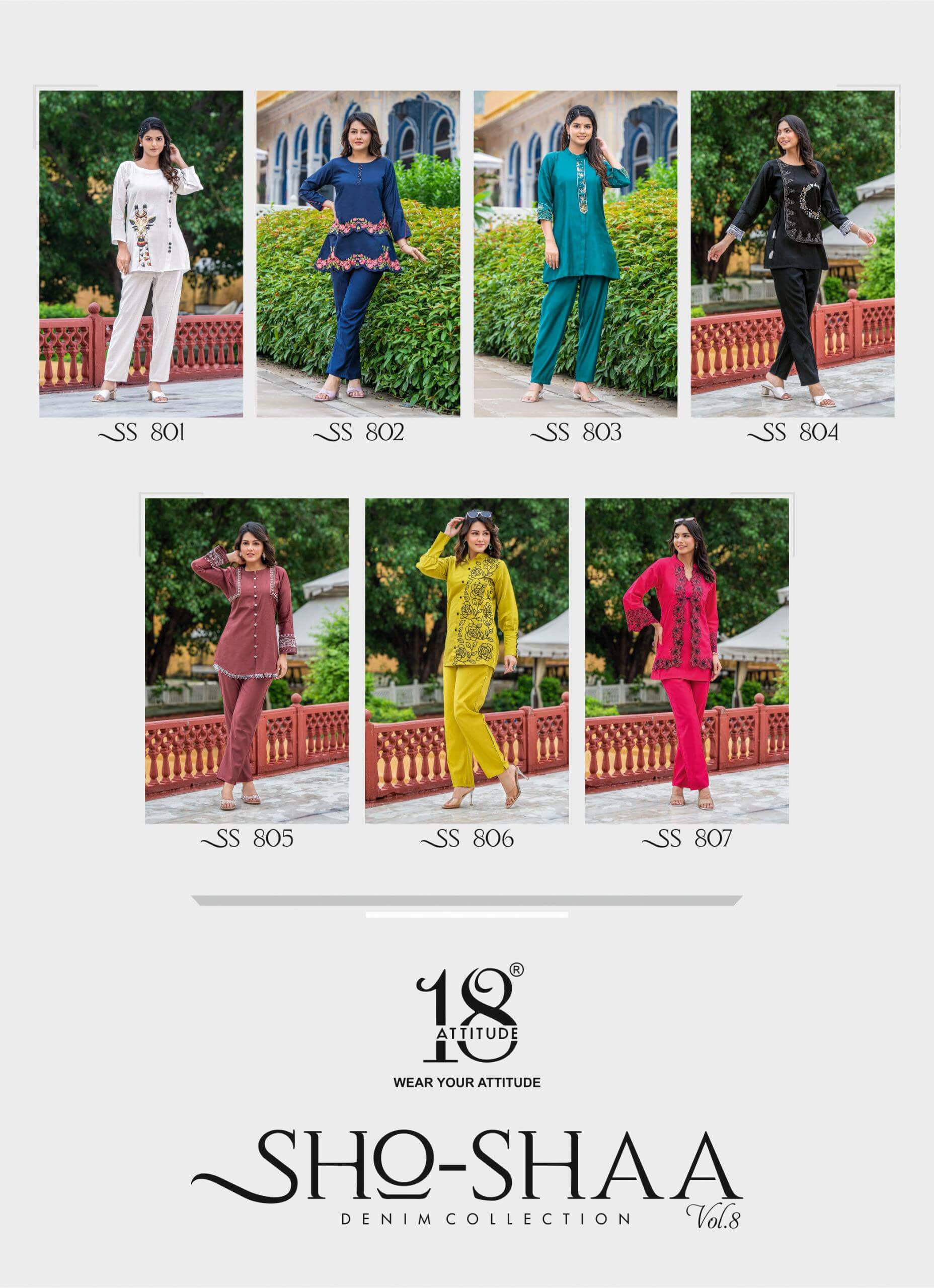 18 Attitude Sho Shaa Vol 8 Co Ord Set Catalog collection 7