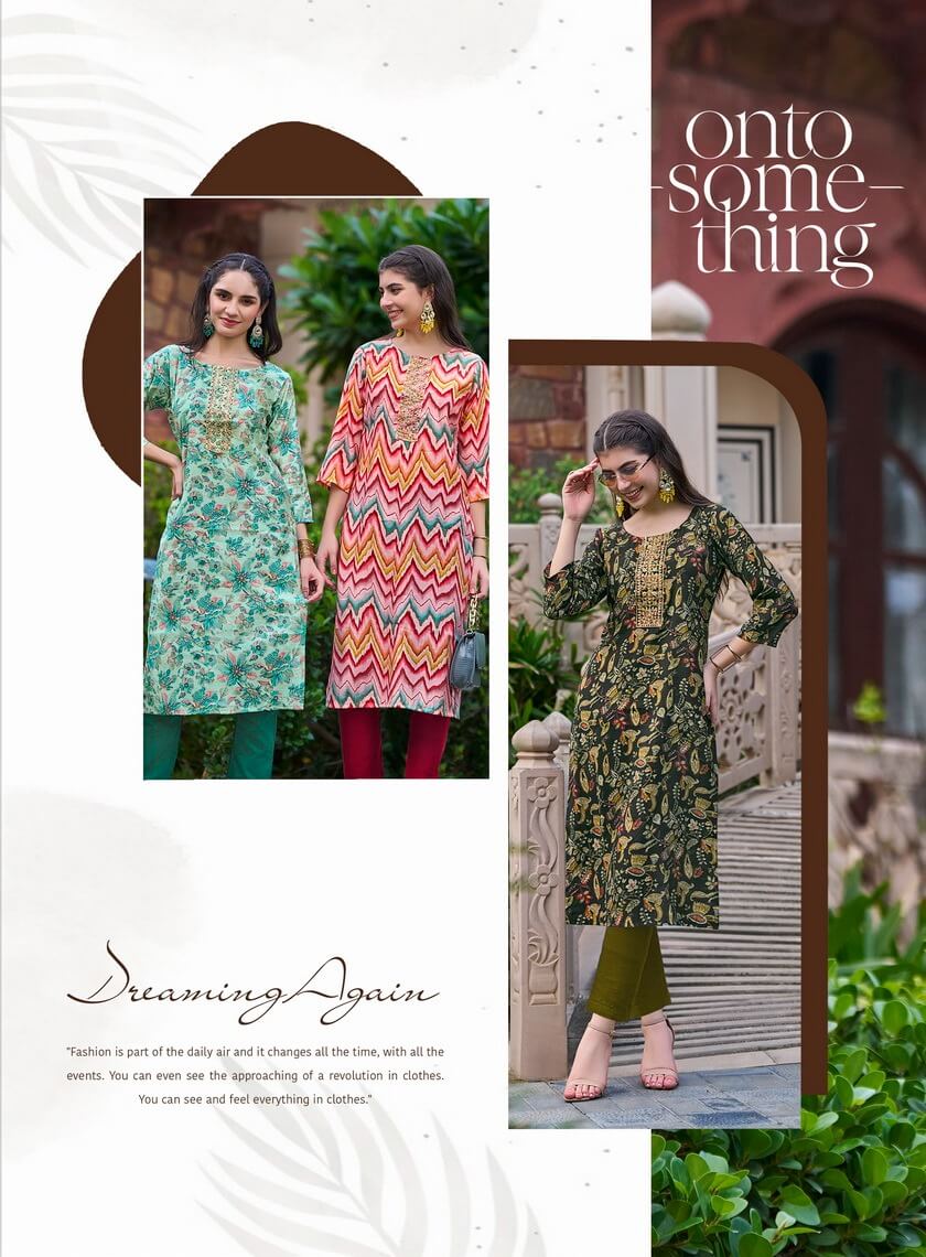 Radhika Life Style Charming vol 6 Printed Kurti Catalog collection 12