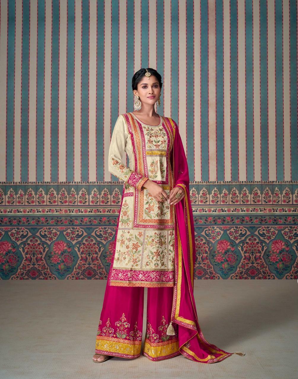 Sayuri Designer Kasturi Embroidery Salwar Kameez Catalog collection 3