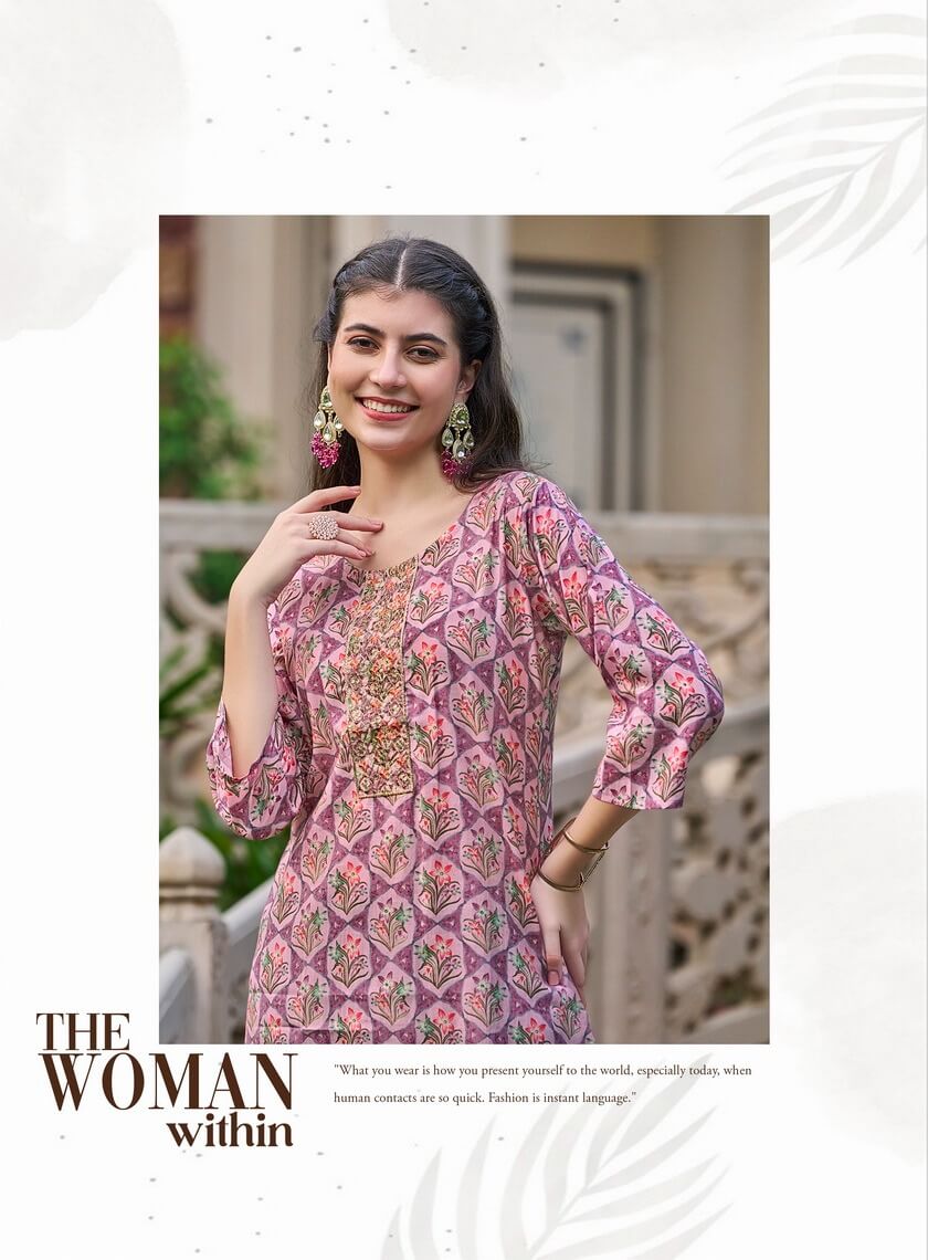 Radhika Life Style Charming vol 6 Printed Kurti Catalog collection 6