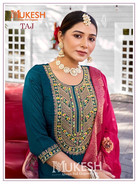 Mukesh Taj Anarkali suits Catalog collection 2