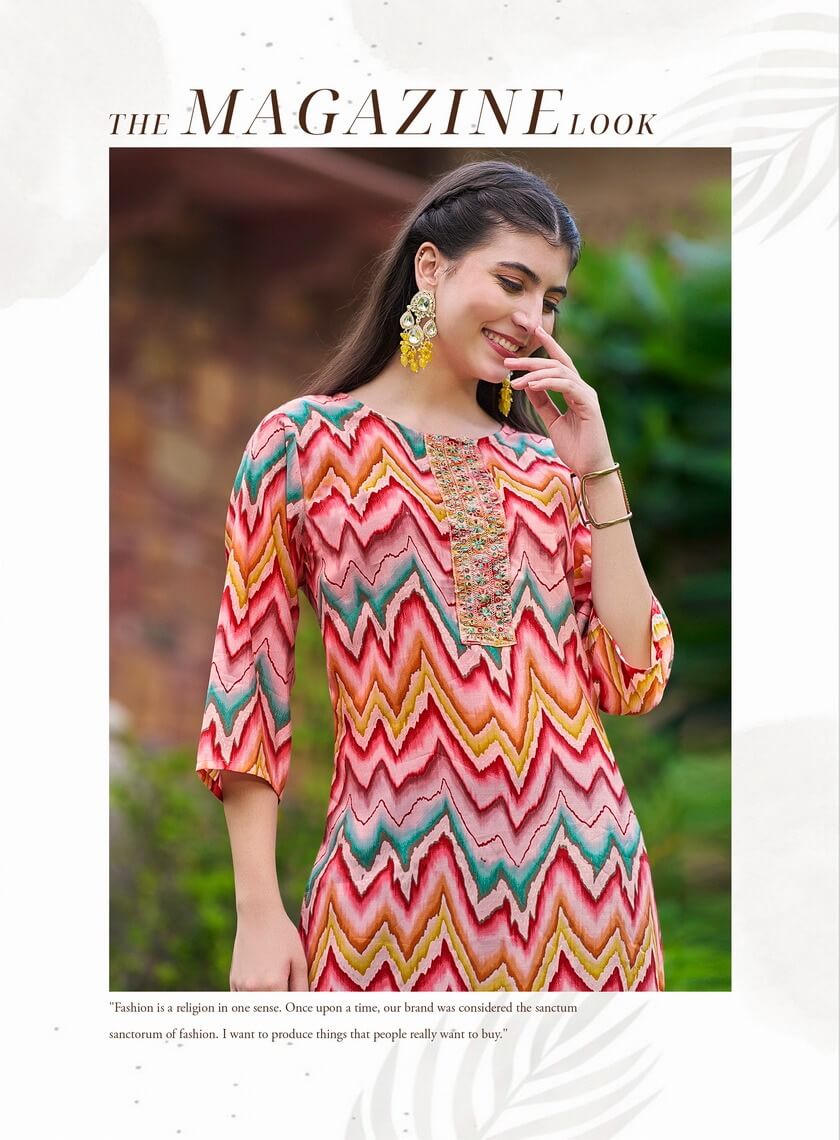 Radhika Life Style Charming vol 6 Printed Kurti Catalog collection 11