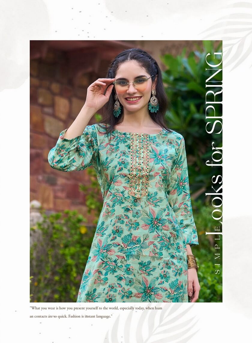 Radhika Life Style Charming vol 6 Printed Kurti Catalog collection 3