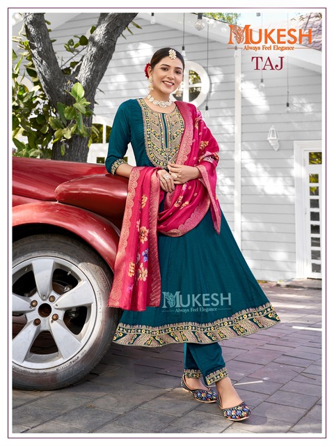 Mukesh Taj Anarkali suits Catalog collection 3