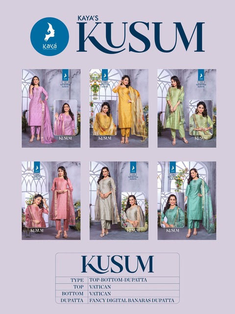 Kaya Kurti Kusum Readymade Dress Catalog collection 8