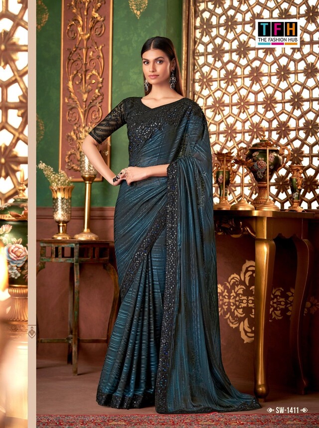 TFH Series Wholesale Sarees Catalog collection 4