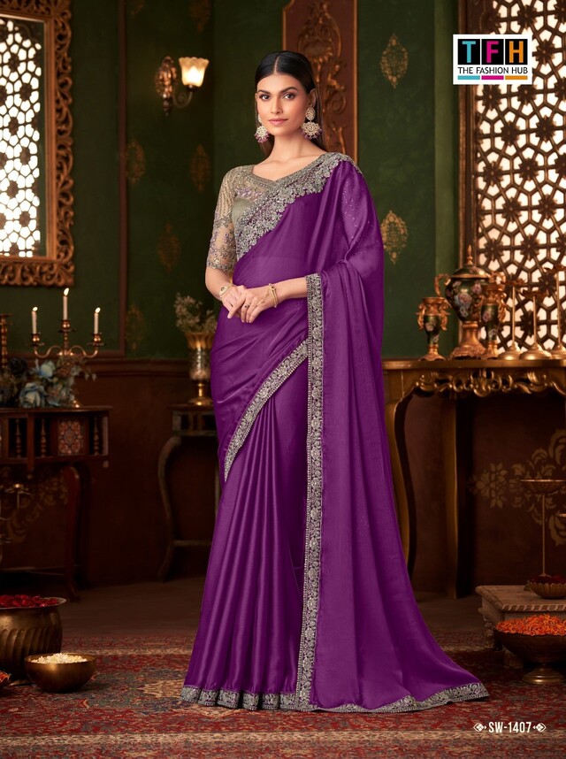 TFH Series Wholesale Sarees Catalog collection 8