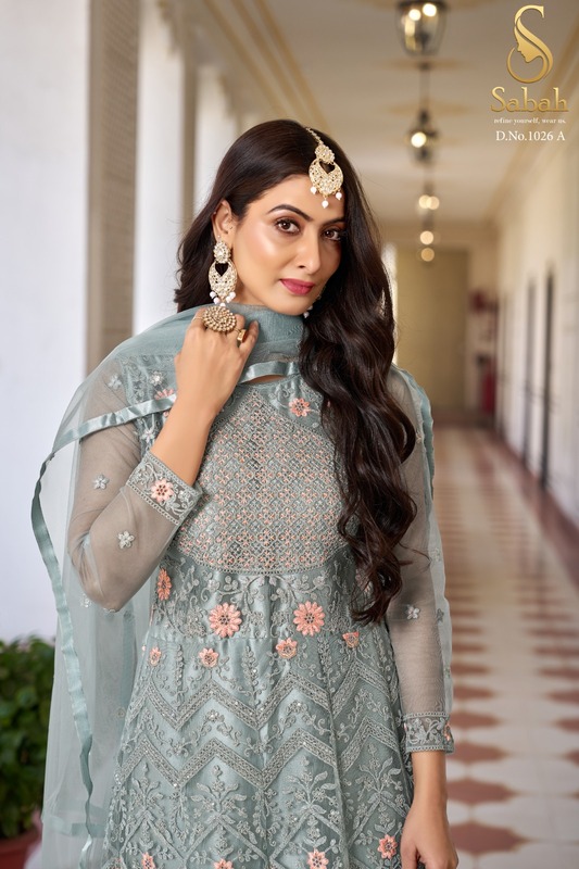 Sabah Simran Embroidery Salwar Kameez Catalog collection 7