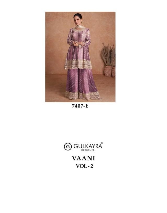 Gulkayra Vaani vol 2 Embroidery Salwar Kameez Catalog collection 5