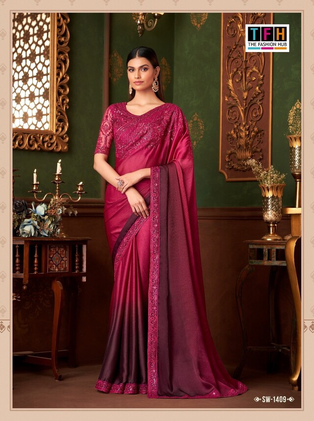 TFH Series Wholesale Sarees Catalog collection 17