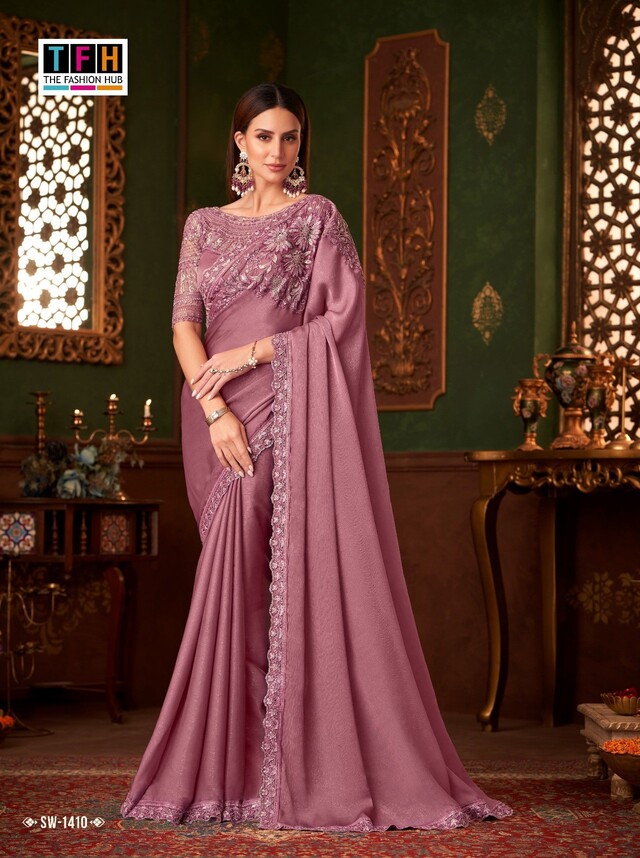 TFH Series Wholesale Sarees Catalog collection 9