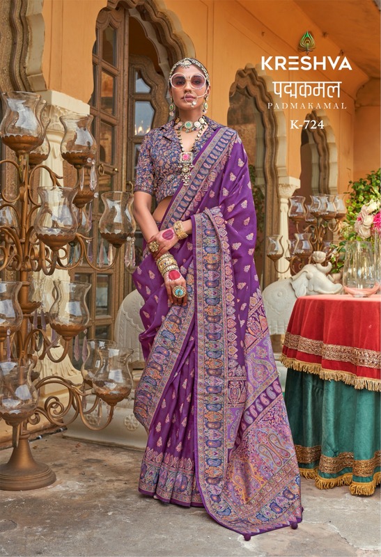 Kreshva Padmakamal Wholesale Sarees Catalog collection 4