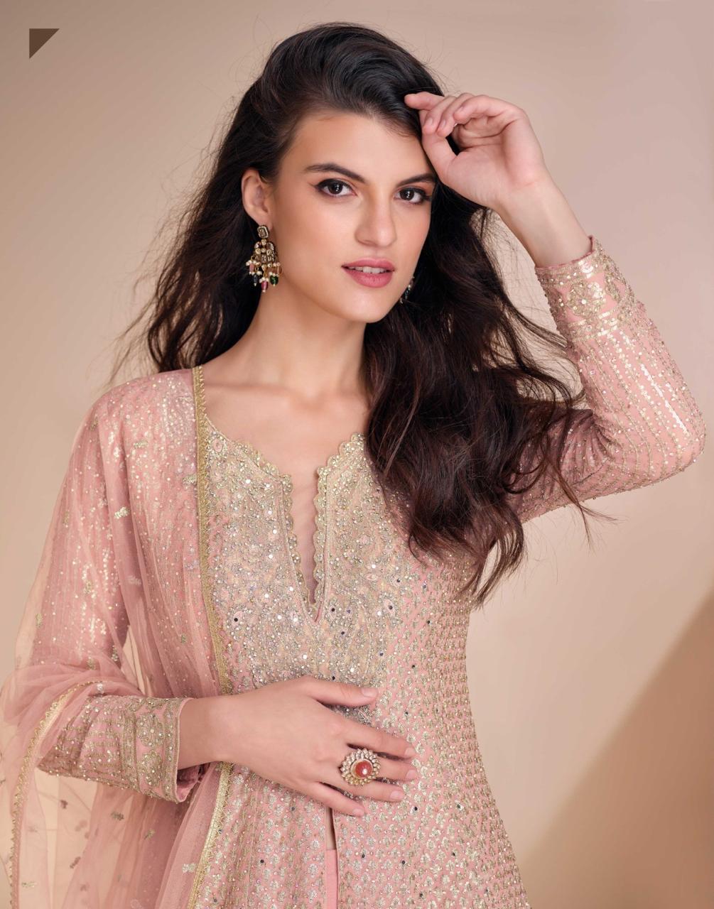 Sayuri Designer Aayna Embroidery Salwar Kameez Catalog collection 5