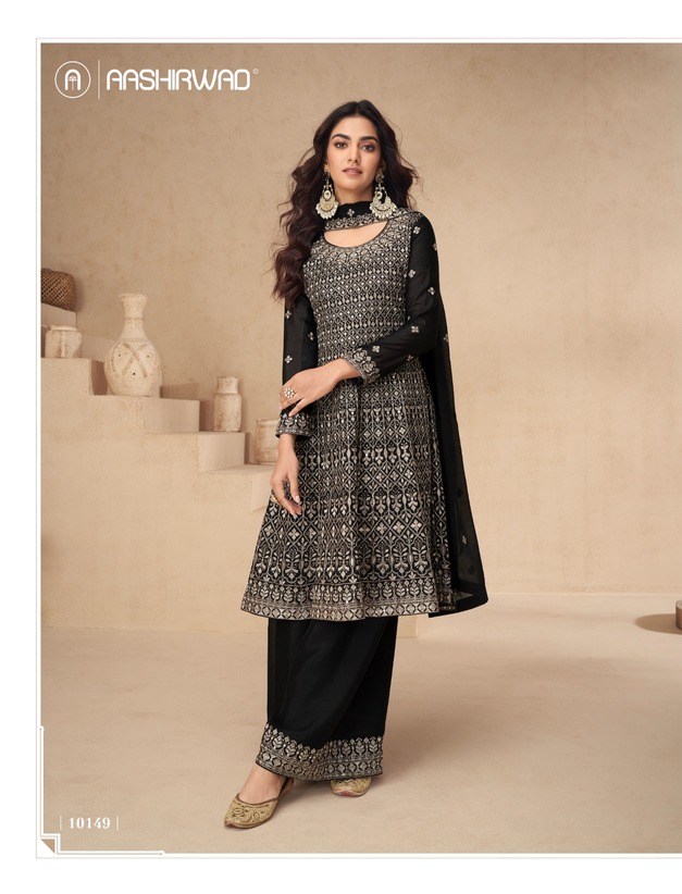 Aashirvad Creation Amrita Embroidery Salwar Kameez Catalog collection 4