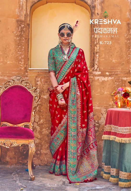 Kreshva Padmakamal Wholesale Sarees Catalog collection 7