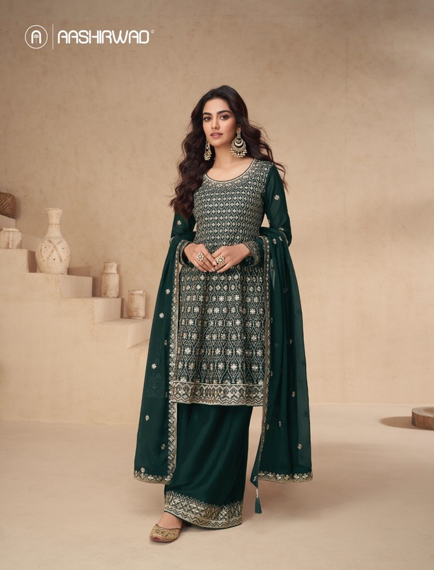 Aashirvad Creation Amrita Embroidery Salwar Kameez Catalog collection 10