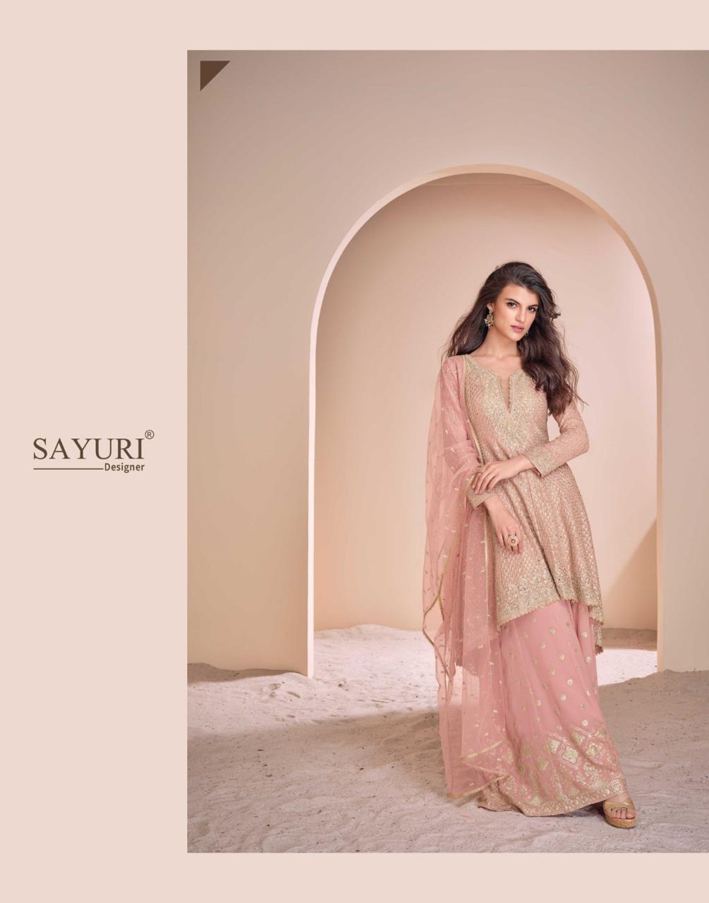 Sayuri Designer Aayna Embroidery Salwar Kameez Catalog collection 6