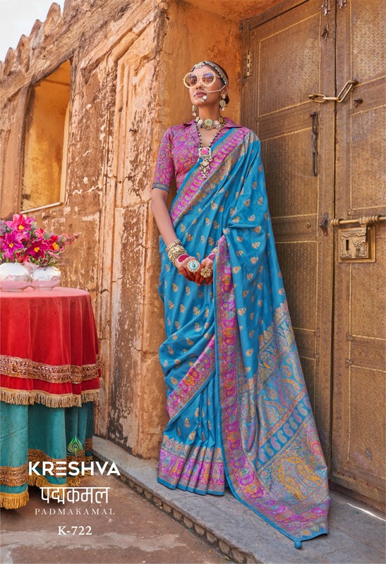 Kreshva Padmakamal Wholesale Sarees Catalog collection 1