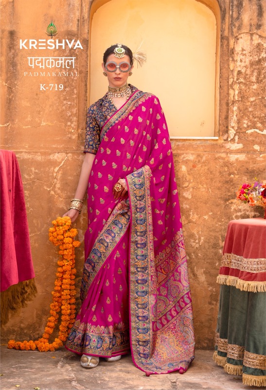 Kreshva Padmakamal Wholesale Sarees Catalog collection 6