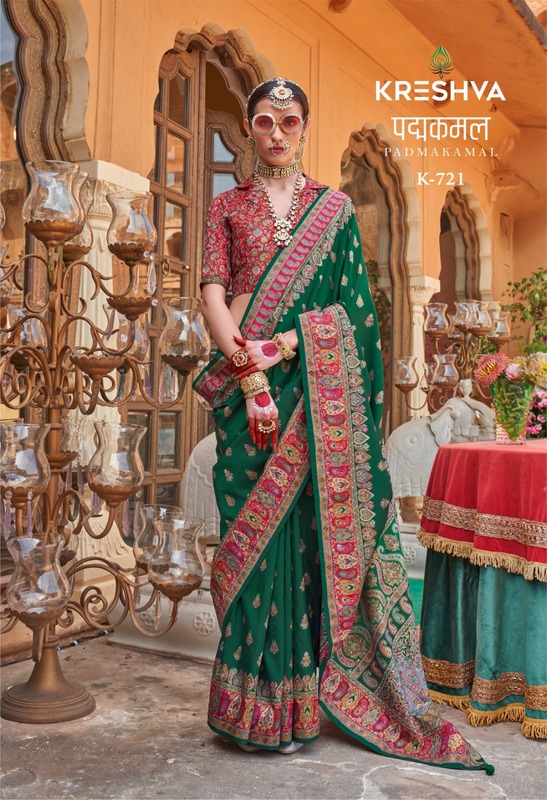 Kreshva Padmakamal Wholesale Sarees Catalog collection 2