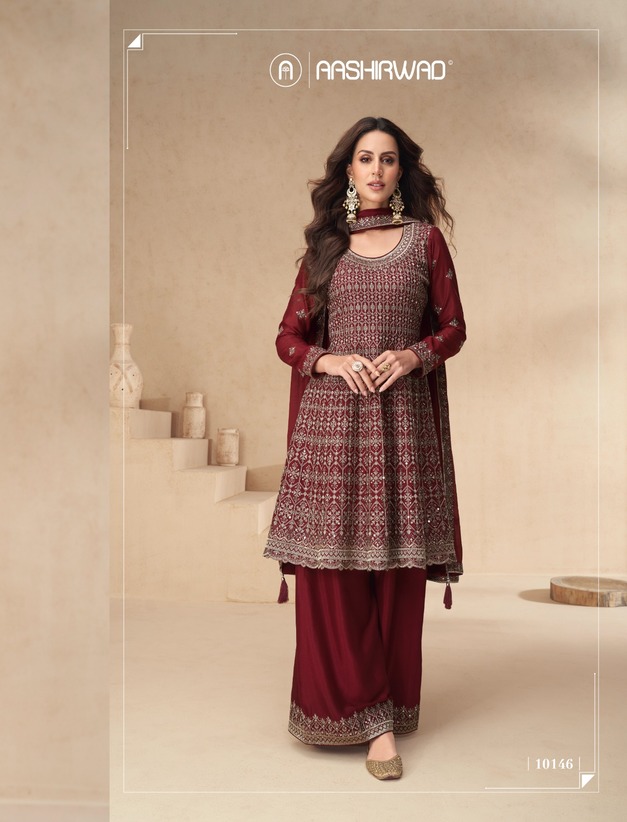 Aashirvad Creation Amrita Embroidery Salwar Kameez Catalog collection 13