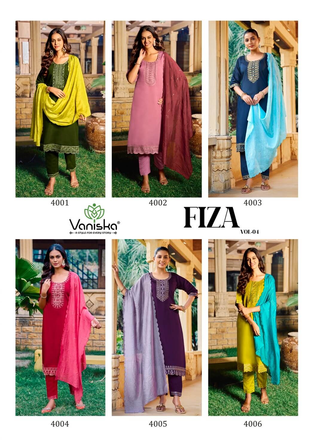 Vaniska Fiza Vol 4 Readymade Dress Catalog collection 1