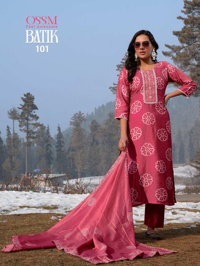 Ossm Batik Vol 4 Printed Salwar Kameez Catalog collection 6