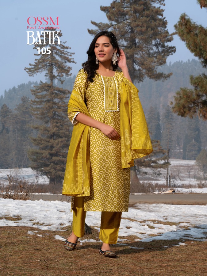 Ossm Batik Vol 4 Printed Salwar Kameez Catalog collection 2