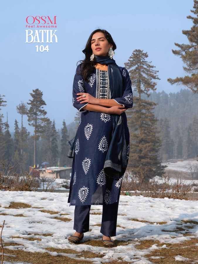 Ossm Batik Vol 4 Printed Salwar Kameez Catalog collection 3