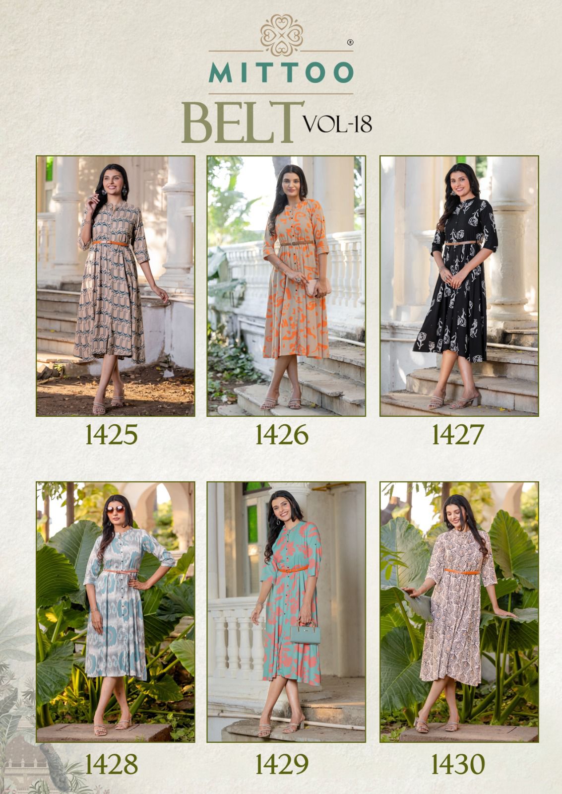 Mittoo Kurti Belt Vol 18 One Piece Dress Catalog collection 7