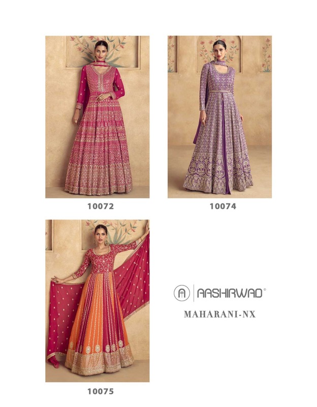 Aashirwad Maharani Nx Designer Salwar Suits Catalog collection 12