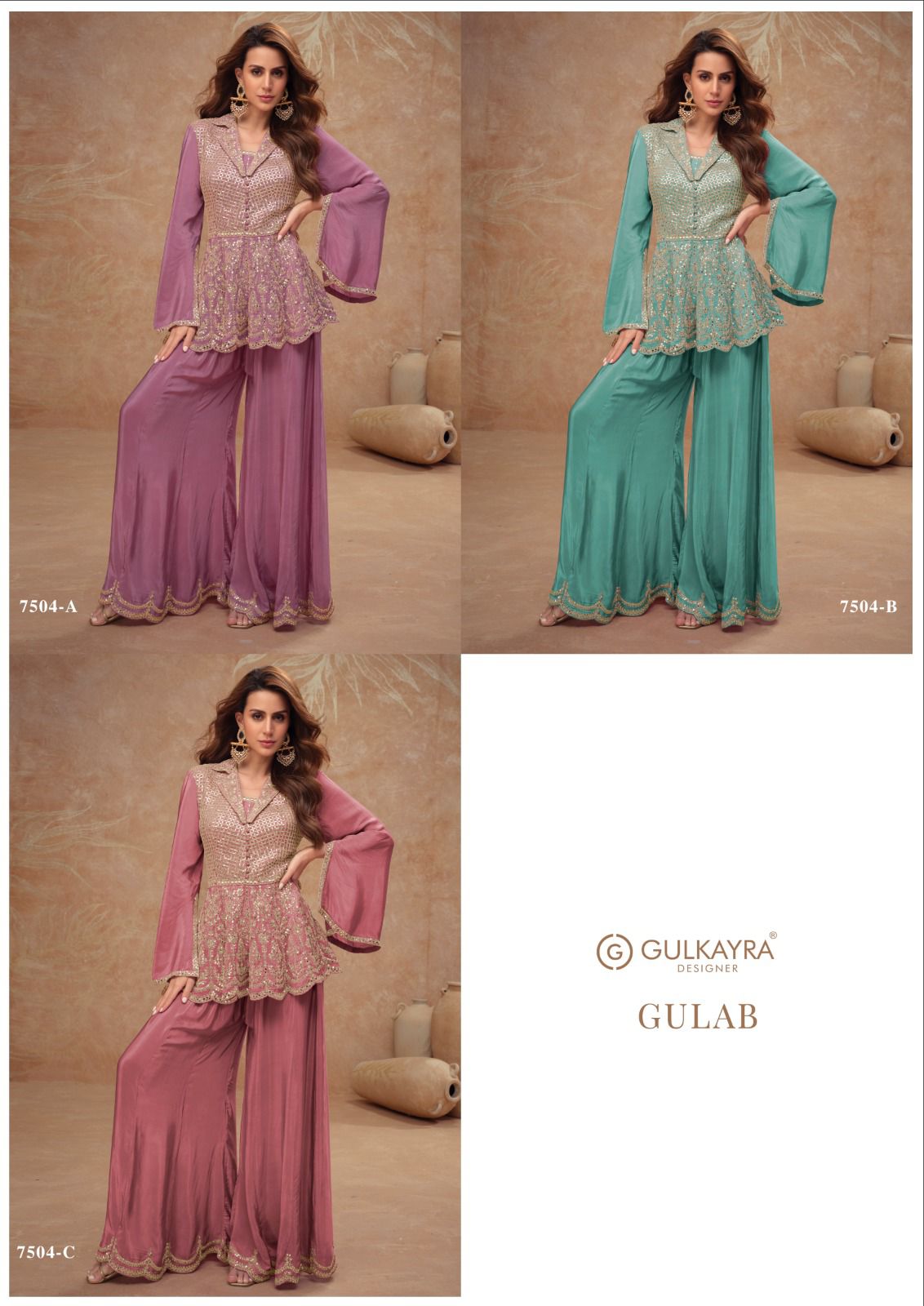 GulKayra Gulab Designer Wedding Party Salwar Suits Catalog collection 2