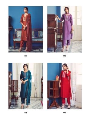 100Miles Bhavya Readymade Dress Catalog collection 4