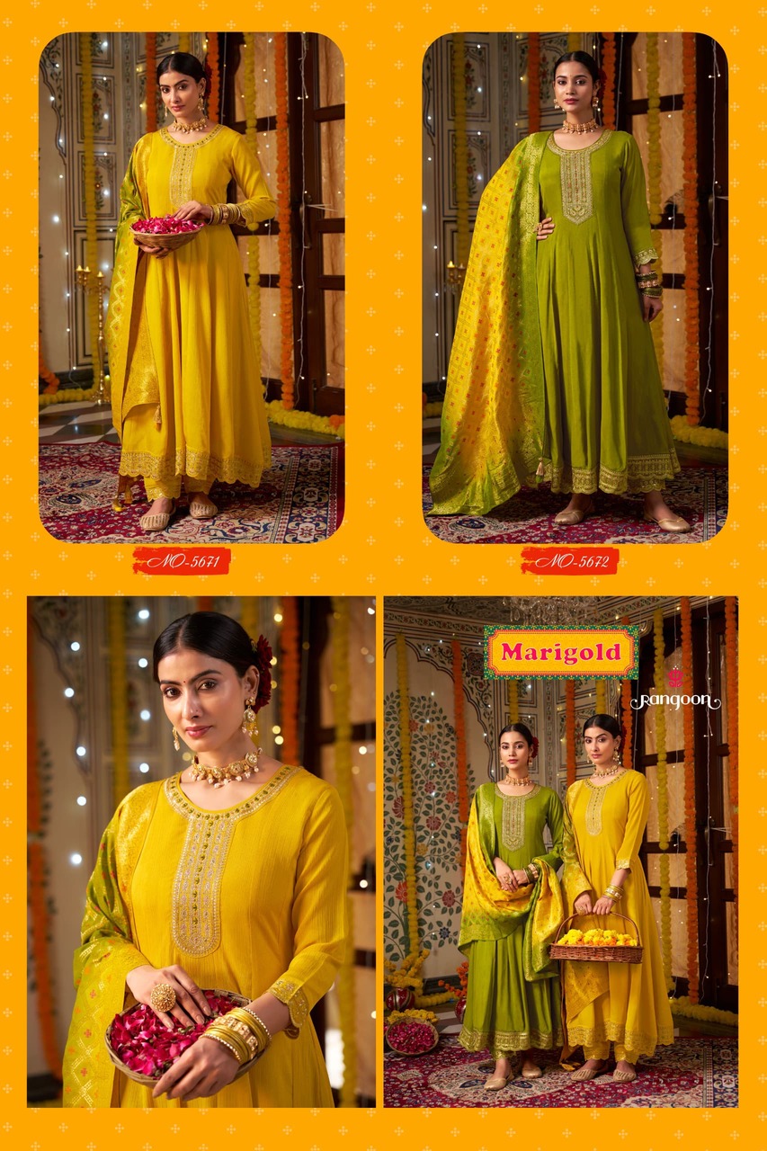 Rangoon Merigold Anarkali Suits Catalog collection 1