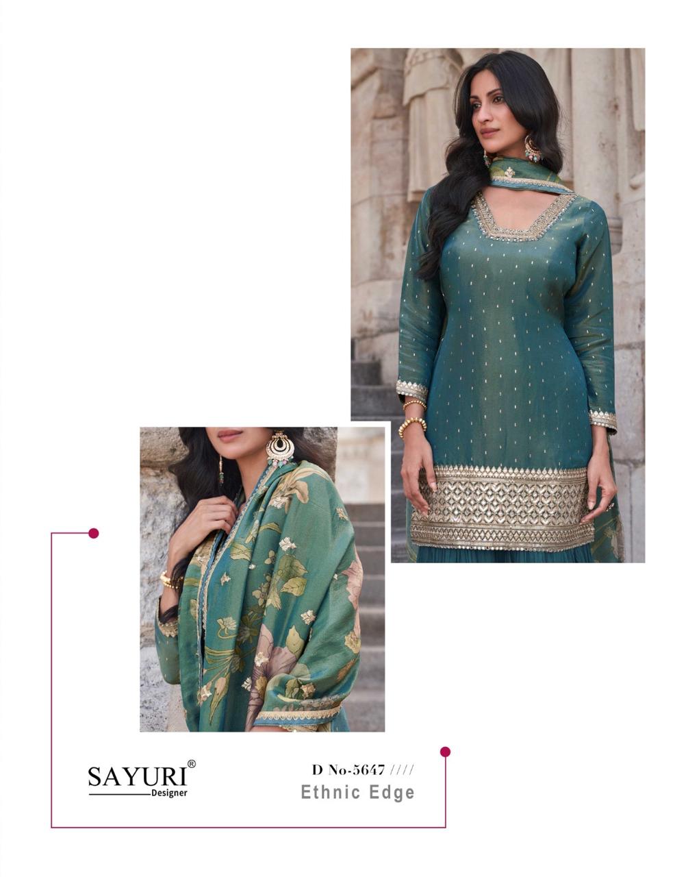 Sayuri Designer Sakhi Nx Designer Salwar Suits Catalog collection 5