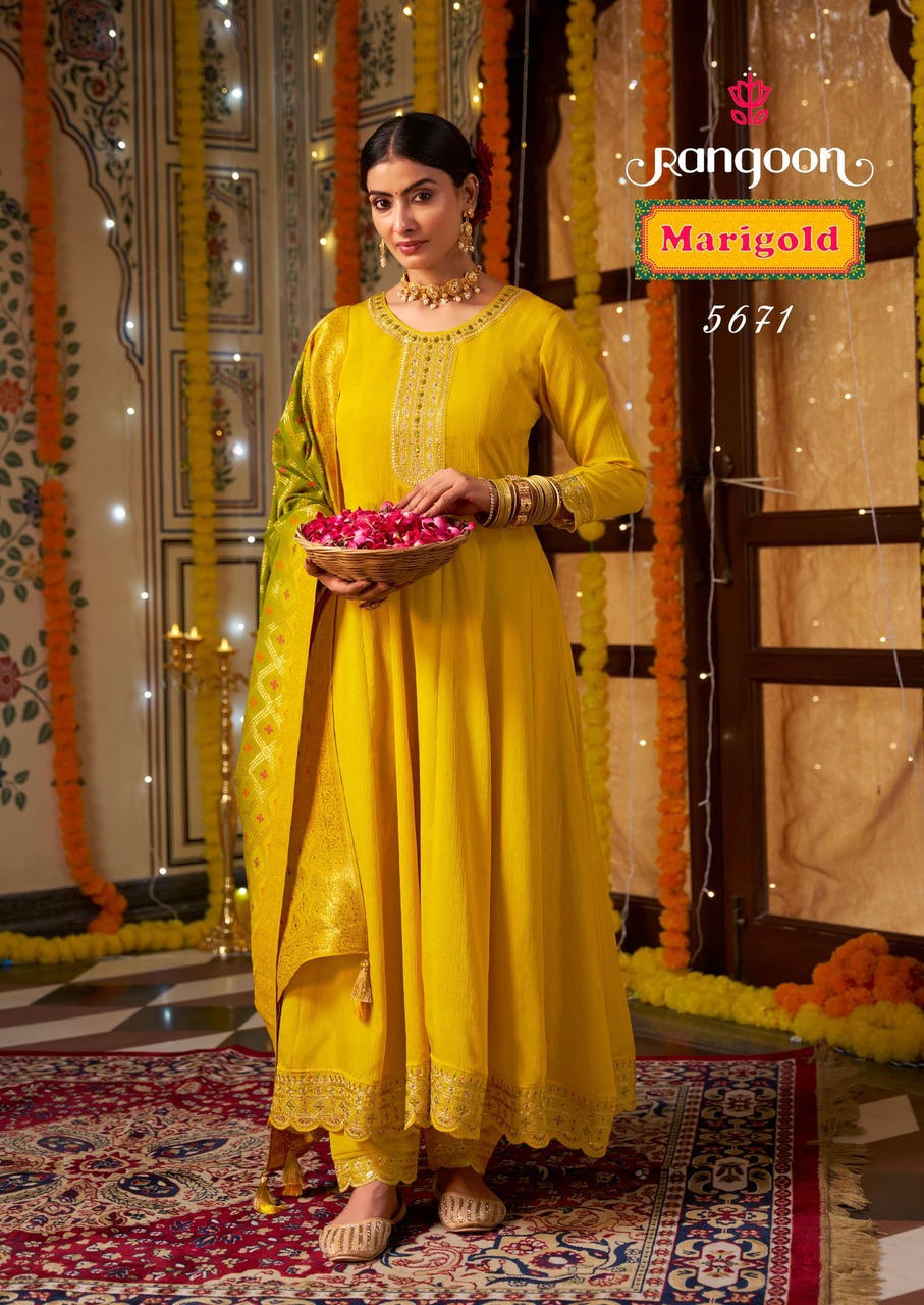 Rangoon Merigold Anarkali Suits Catalog collection 2