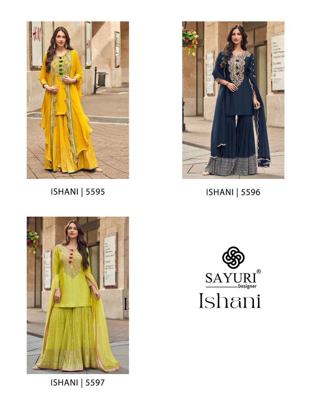 Sayuri Designer Ishani Designer Salwar Suits Catalog collection 11