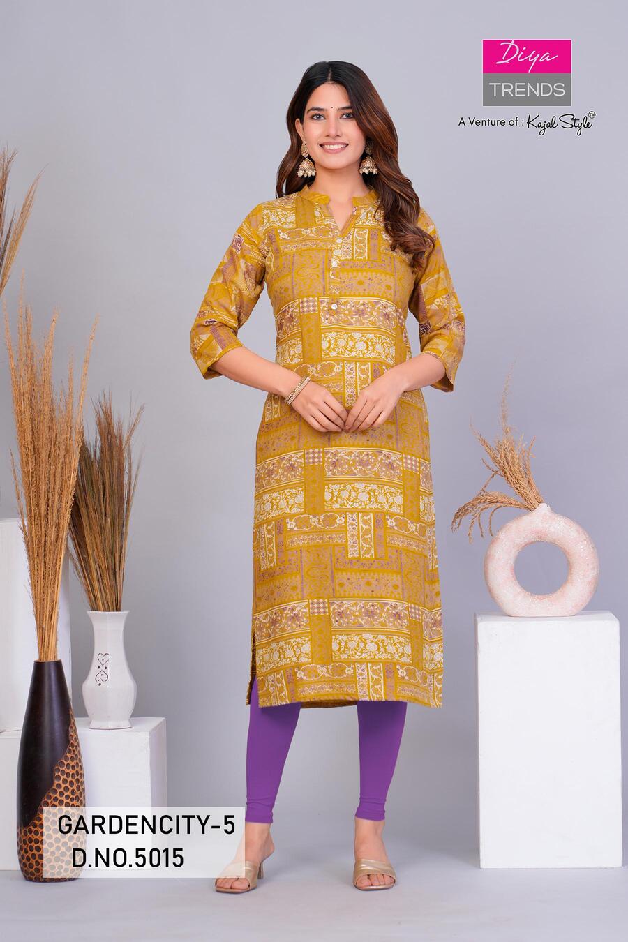 Diya Trends Gardencity Vol 5 Kurtis Below 300 Size set collection 14