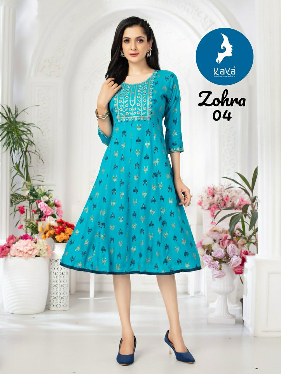 Kaya Kurti Zohra Anarkali Kurti Catalog collection 7