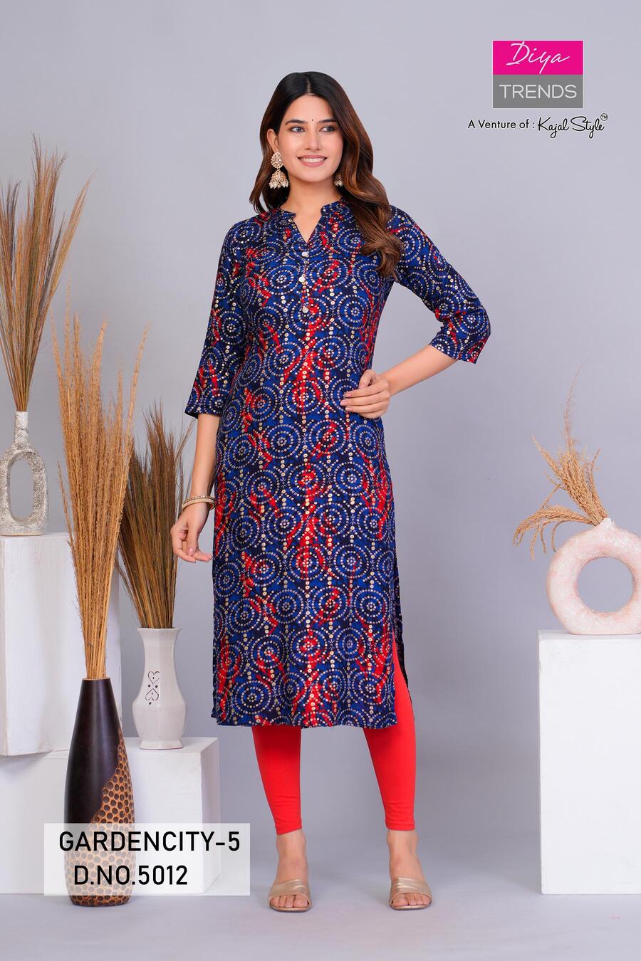 Diya Trends Gardencity Vol 5 Kurtis Below 300 Size set collection 2