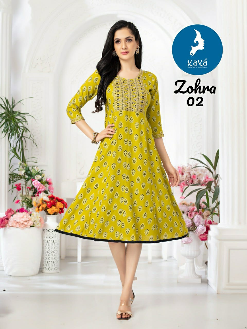 Kaya Kurti Zohra Anarkali Kurti Catalog collection 9