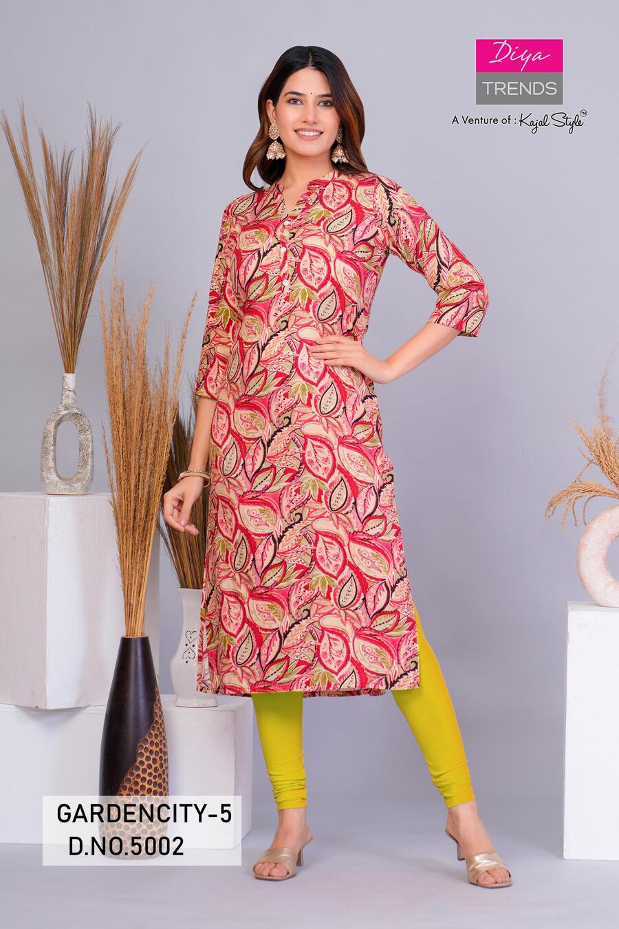 Diya Trends Gardencity Vol 5 Kurtis Below 300 Size set collection 7